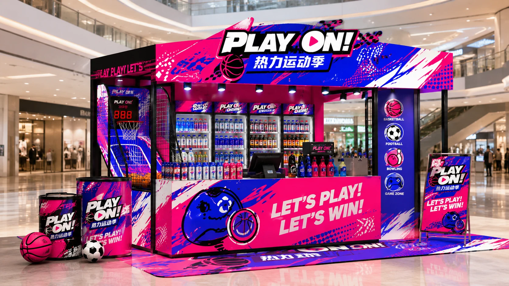 PLAY ON! 热力运动季 · 商业空间活动场景